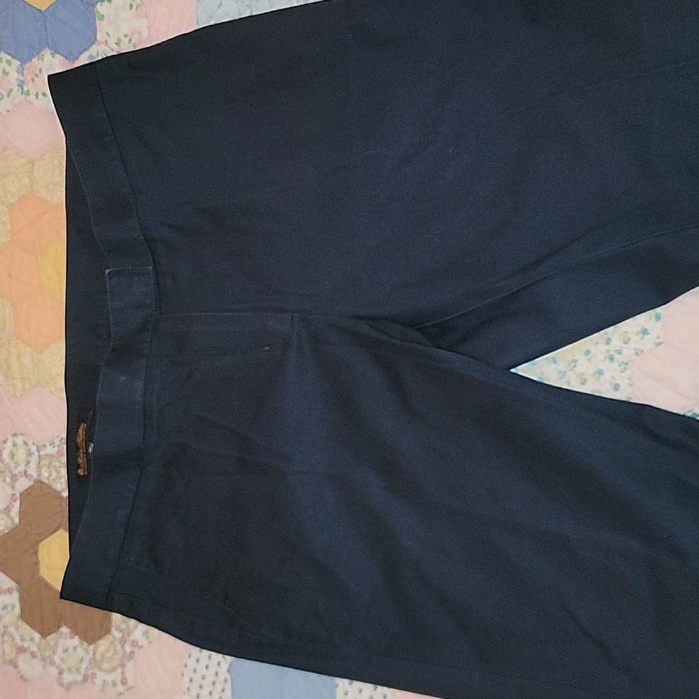 Womens Brooks Brothers Navy Ankle Chinos Sz 10